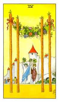 4 of Wands