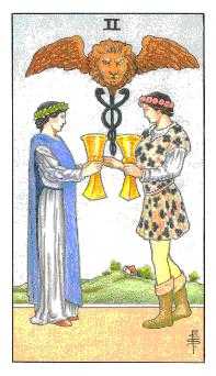 2 of Cups